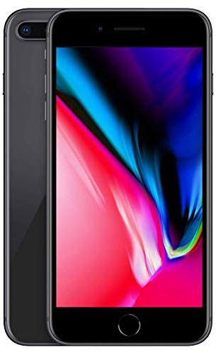 Apple iPhone 8 Plus, 64GB, Space Gray - Unlocked (Renewed)