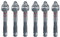 M8 x130mm - 10 Stück/Schwerlastanker OPTION 7 Bolzenanker verzinkt mit ETA Zulassung in Industriequalität Ankerbolzen Keilanker Schwerlastdübel