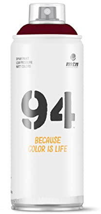 PINTURA SPRAY MATE MTN 94 ROJO BURDEOS 400ml