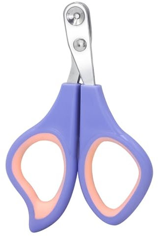 INGJIA krallenschere Katzen, Edelstahl Krallenschneider,Sichere, Komfortable und Langlebige nagelschere für Kätzchen, Kaninchen und Kleintiere,Ergonomisches Design