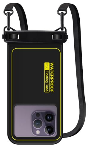 Wasserdicht Handyhülle IPX8 Schwimmende wasserdichte Handytasche bis zu 6,8 Zoll, Wasserfeste Hülle für Schwimmen Unterwasser Handytasche,Waterproof Phone Case für iPhone 16 15 14 13 Samsung Huawei