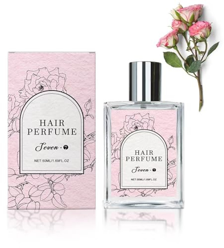 Perfume para el Cabello para Mujer, Spray Nutritivo e Hidratante con Fragancia Floral de Rosa Dulce de Larga Duración, Brillo Capilar, Aroma Fresco y Romántico a Rosa