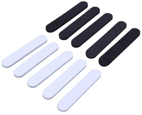 Ipetboom Lot de 48 Rubans Réducteurs de Taille pour Chapeaux Adhésifs en EVA Léger 24 Noirs et 24 Blancs Ajustables pour Bandeaux Intérieurs Protection Anti-Transpiration et Confort au