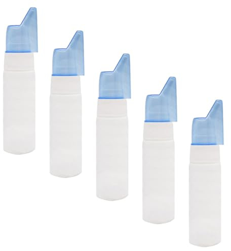 Generic 5 St Tom Sprayflaska för Näsan Plastbehållare för Nässpray Bärbar och Återfyllbar för Resor Gym och Dagligt Bruk