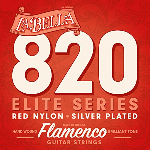 La Bella 820 Flamenco/Red Nylon, Saiten für Klassik-Gitarre