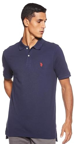 U.S. Polo Assn. Polo Classica da Uomo, Classic Navy, L