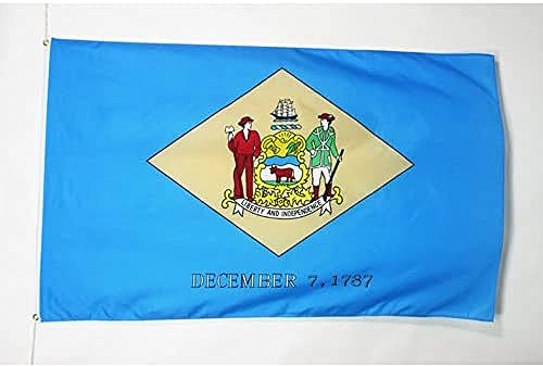 BANDIERA DELAWARE 90x60cm - BANDIERA STATO AMERICANO – USA - STATI UNITI 60 x 90 cm - AZ FLAG