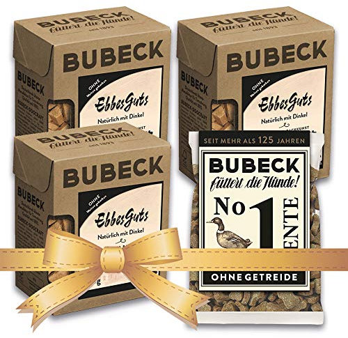 Bubeck | Hundekekse Verschiedene Sorten | hart gebacken (Pute & Ente, 2,46 Kg)