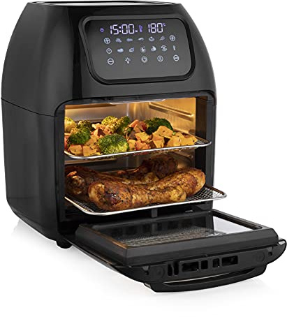 Tristar Multi Crispy Fryer Oven, 10L Capacity, Oil-free Baking, 10 Programmes, Touch Screen, Dishwasher Safe Parts, Non-stick Coating, Accessories Included, 1800 W, Airfryer FR-6964