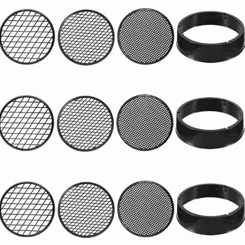 Wanjorlay Paquet de 3 Tamis de Tamis ExtéRieur ou Panoramique Sol Tamis Tamis de Jardin Maille Jardin Mini Tamis Tamis Sol Sable Tamis pour ExtéRieur