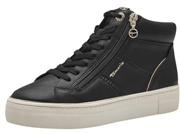 Tamaris Damen Stiefel Vegan schwarz 41