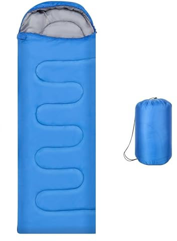 New Sleeping Bags for Adults Kids Teens Lightweight Waterproof Cold Weather Backpacking Sleeping Bag All Seasons Warm Camping Hiking Outdoor Travel Hunting with Compression Bags (Envelope Shape)