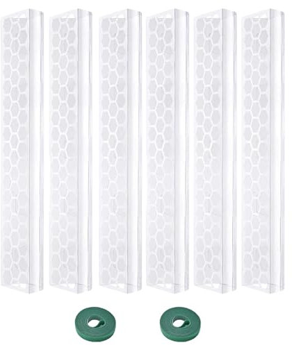 Moosstange für Monstera, 43,2 cm, Moosstange für Pflanzen, für den Innenbereich, stapelbar, Monstera-Pfahl, transparente Pflanzenkletterstange für Monstera, grüner Efeu, Geldbaum