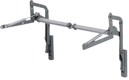 F Fityle Charnières de porte d'armoire, support de levage Vertical, accessoire universel pour meubles, mécanisme de cuisine robuste, Gris avec Tampon
