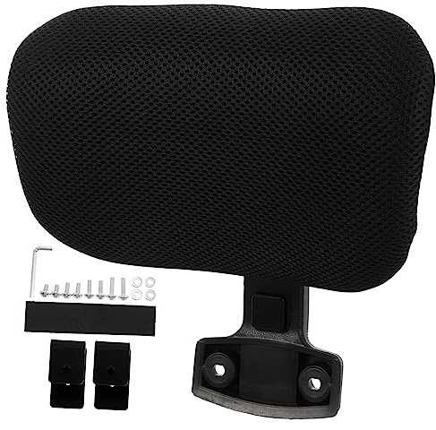 IMIKEYA Supporto Per Testa Sedia Ufficio Regolabile in Altezza Con Cuscino Ergonomico Comfort Per Protezione Collo Adattabile Sedie Da Lavoro Computer Con Installazione Semplice Clips
