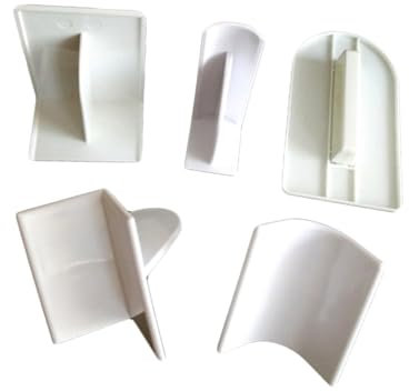 Holibanna 5piezas Alisadores De Fondant para Tartas Esquinas Ángulo Abs para Decoración Repostería Pastelería Cocina