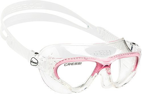 cressi Cobra Schwimmbrille, Klar/Klar Rosa-Klar Gläsern, one Size