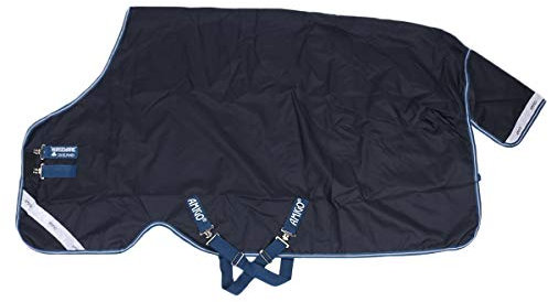 Horseware Amigo Bravo 12 - Winterdecke oder Regendecke 125cm ohne Füllung navy/navy & white