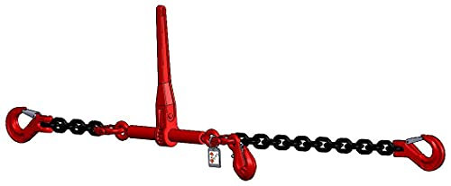 Cadena de Amarre con Sello en H, Clase 8, 1 Pieza, 10 mm, 6 m, Color Negro