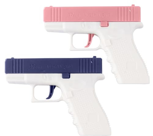 AYNKH 2 Pack Water Pistol Gun Toys for Kids, 60ML Mini Squirt Toy for Summer Pool Party Bath Garden Swimming Beach Game Outdoor Supplies Boys Girls