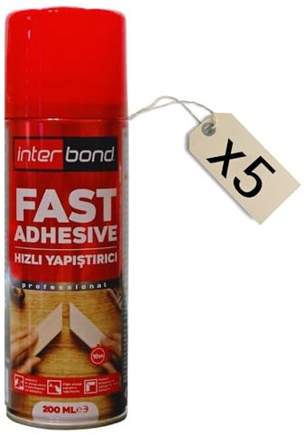 Interbond Activateur de colle instantanée en spray 200-400ml (5, 200ml)