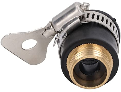 ZASCHMOY Adattatore Connettore Rubinetto Rubinetto - Tubo Flessibile Universale per Tubo Acqua da Giardino Giunto Rapido 1/2 Pollice - Ottone Resistente Senza Perdite per Connessioni Versatili
