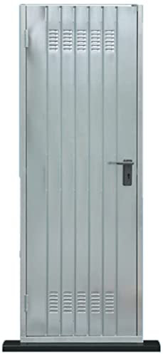 UTILFER Porta Per Cantina Zincata Con Maniglia E Serratura - Garage - Sportello, 100 x 200