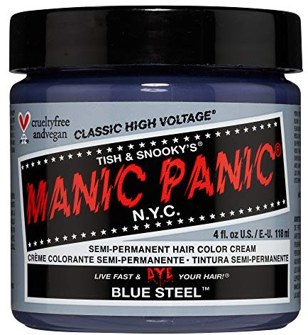 Manic Panic - Blue Steel Classic Creme Vegan Cruelty Free Semi-Permanent Hair Colour 118ml