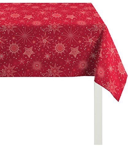 APELT 3001 84X84 30 Mitteldecke, Polyester, rot/Silber