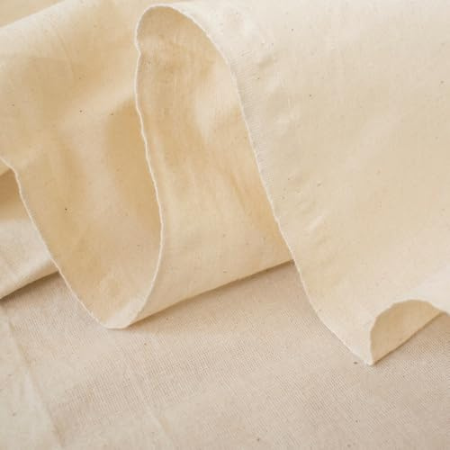100 % naturlig kalikosbomull oblekt hantverkstyg – medelvikt – 160 cm extra bred – 10 meter