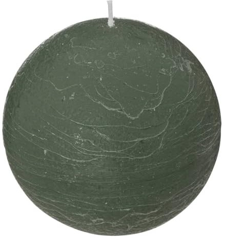 Atmosphera - Bougie boule rustique - vert eucalyptus - 445g