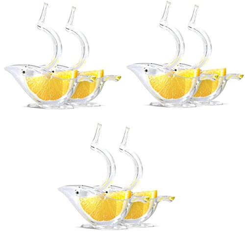 Fozriybefy Presse-citron manuel en acrylique avec 6 pièces