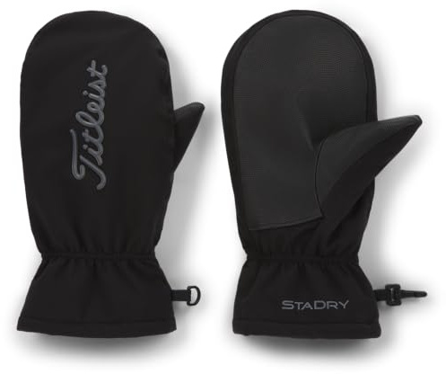 Titleist StaDry Cart Golf Mitts, Black