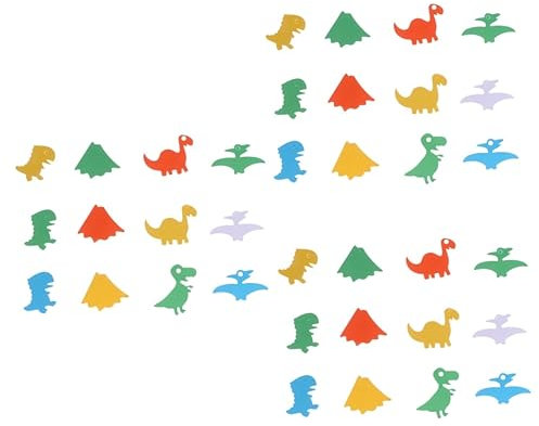 ifundom 3St Konfetti für Requisiten Tier werfen tierisches Konfetti -Dekoration Esstisch Tischdekoration Dinosaurier tisch Karikatur schmücken streuen