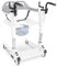 KMINA - Transfer Chair for Disabled (Seat up to 23 in), Bedside Commode with Wheels, Patient Lift Wide, Elderly - Not Suitable Shower