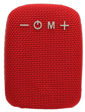 Portable Bluetooth Speaker Outdoor Bike Speaker with Bicycle Mount IPX5 Waterproof Speaker, Advanced Class D Amplifier, for Road & Mountain Bike - Casual Cycling (red)