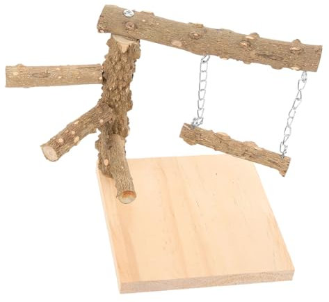 Toddmomy Support Dentraînement pour Perroquets Et Oiseaux Perchoir en Bois pour Perroquets Support Dintérieur pour Perroquets Accessoire pour Perroquets Jouet Portable pour Oiseaux