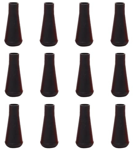 KURUGEILI Lot de 12 têtes de flèches en caoutchouc souple - 8 mm - Pointes de flèches de sécurité pour tir stump ou petits jeux