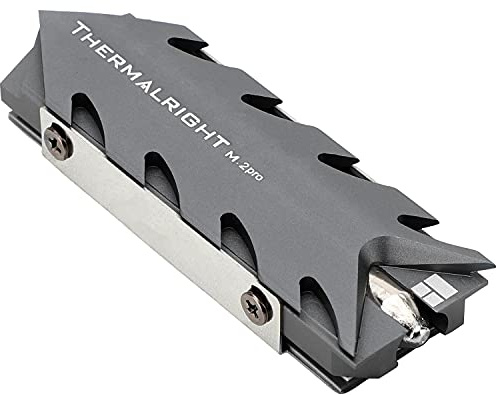 TR -M.2 2280 Pro SSD kylfläns, 8 mm värmerör, högpresterande dubbelsidig värmekudde, 2280 SSD kylare