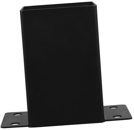 HEMOTON Staffe Per Piastre Di Base Per Ponti Da Esterno, Ancoraggi Per Pali in Ferro Per Impieghi Gravosi, Base Per Ancoraggi Per Pali Della Ringhiera Installazione Semplice e Utilizzo Multifunzionale