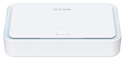 D-Link DBR-330-G 5G NR AX3000 Mobile Wi-Fi 6 Router – Up to 4.67Gbps 5G, Dual-Band AX3000, 5260mAh Battery, Supports 32 Devices, MicroSD Sharing, USB-C, Portable 5G Hotspot