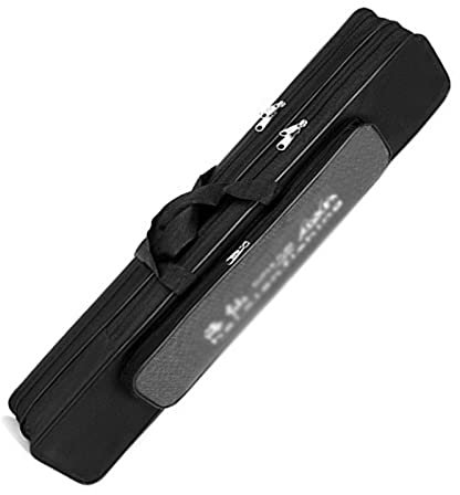 Angeltasche Wasserdichte Angelruten Tasche Träger 70- 120 cm 1- 3schayer Oxford Folding Angelpol Aufbewahrungsbeutel Hülle Angelgeräte Organizer Angelrutenkoffer ( Color : Double layer 80cm )