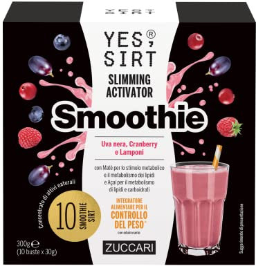 Zuccari - Zuccari Yes Sirt Slimming Activator Smoothie Uva, Cranberry e Lamponi 10 Buste - 983721299