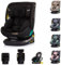 Chipolino i-Size Kindersitz Supreme (40-150 cm) verstellbar 360° drehbar Isofix, Farbe:schwarz