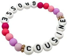 Du wirst große Cousine Armband für Kind Kinderarmband Geschenk für Nichte Tante