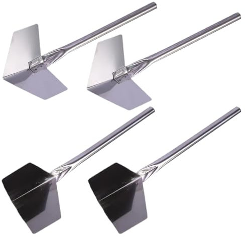 4 paletas de esquina interior y exterior, herramientas de yeso de acero inoxidable para moldear esquinas de paneles de yeso y proyectos de construcción