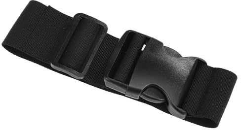FRCOLOR Tracolla per Borsa Argento Estensibile per Marsupio e Valigia, Plastica in Polipropilene, Regolabile 10-40cm, per Viaggio