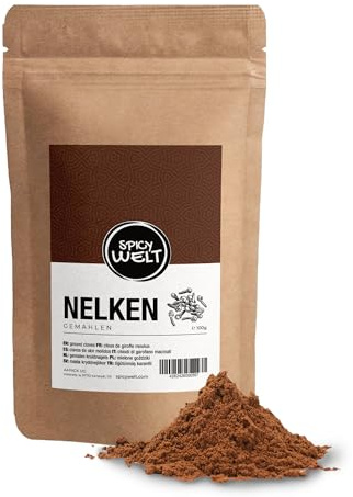 Spicy Welt Clavo Molido de Olor (100g) - Clavo de Olor en Polvo – para Repostería, Guisos y Bebidas | Aromático, Intenso y Dulce | 100% Natural & Sin Aditivos