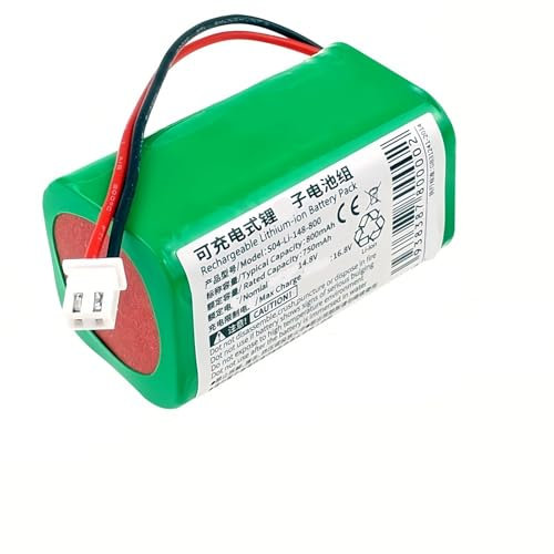 FTGADRYF Batterie 800 mAh 14,8 V for Robot Laveur de vitres. Compatible avec ECOVACS Window Treasure W830/833/836/850/860/880/W920/W950.