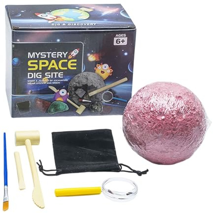 Generisch Science Teaching for Children, Planetary Exploration Set with Excavation Adventure Gemstone Fund (11 x 11 cm)
